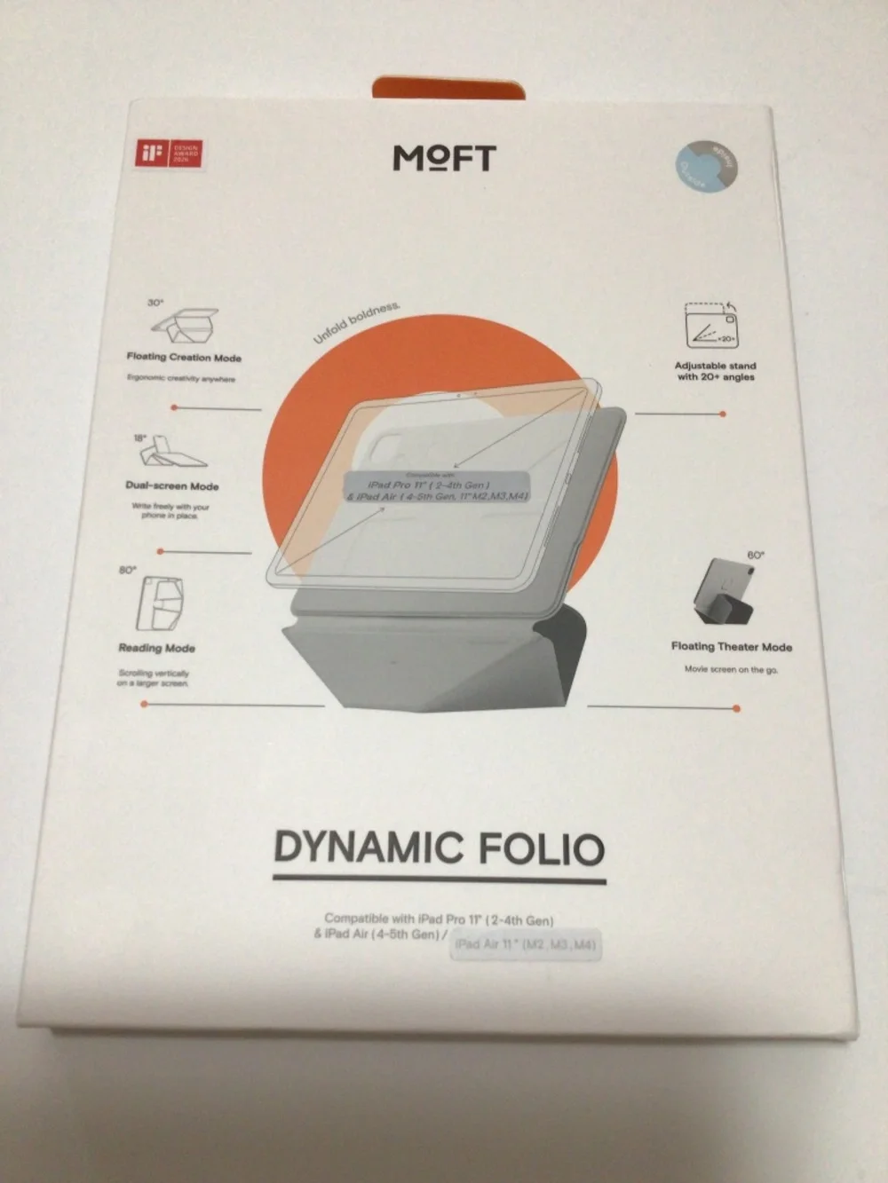 New iPad MOFT Dynamic Folio Case + Apple Pencil Holder